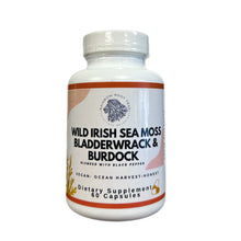 Load image into Gallery viewer, Vegan Wild Harvest Irish Seamoss Capsules - Rainbow Root Teas