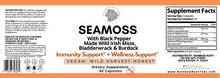 Load image into Gallery viewer, Vegan Wild Harvest Irish Seamoss Capsules - Rainbow Root Teas