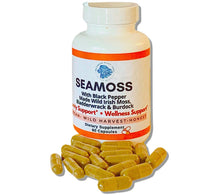 Load image into Gallery viewer, Vegan Wild Harvest Irish Seamoss Capsules - Rainbow Root Teas