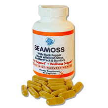 Load image into Gallery viewer, Vegan Wild Harvest Irish Seamoss Capsules - Rainbow Root Teas