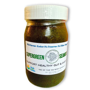 Organic Super Green Seamoss Gel (Wild Harvest) - Rainbow Root Teas