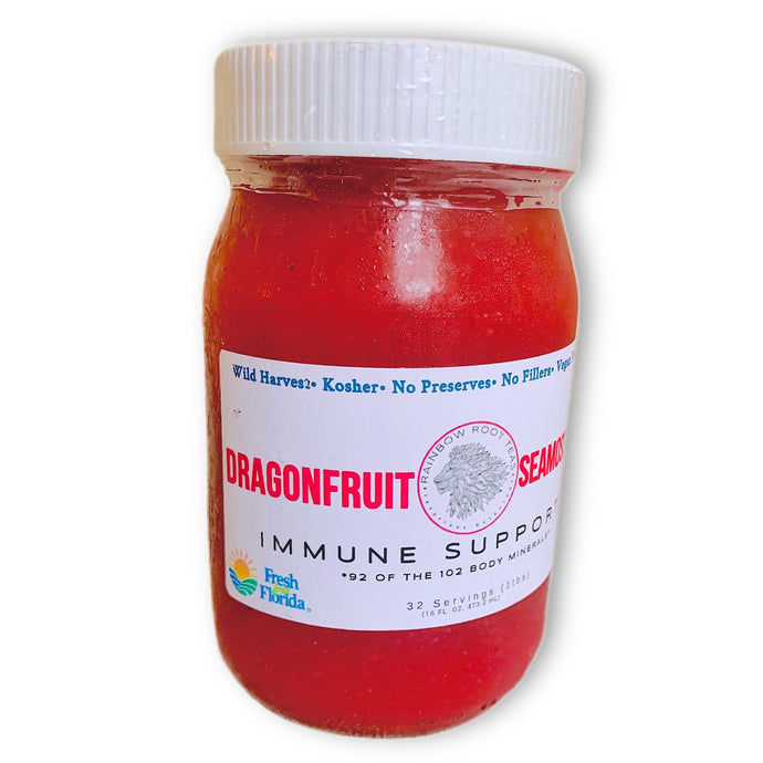 Organic DragonFruit Seamoss Gel (Wild Harvest) - Rainbow Root Teas