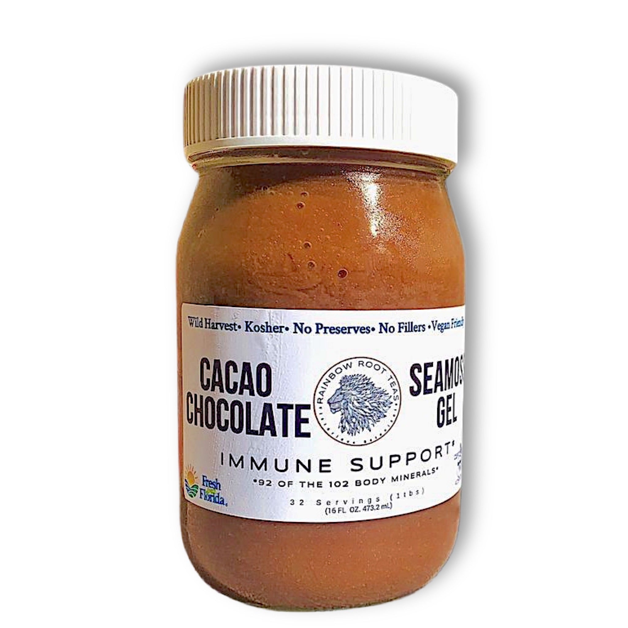 Cacao Chocolate Seamoss Gel (Wild Harvest) – Rainbow Root Teas