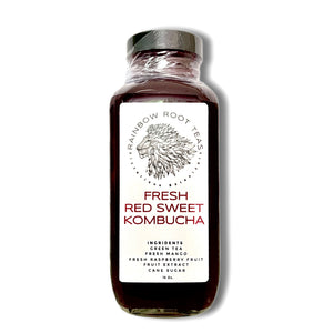 Fresh Red Sweet Kombucha - Rainbow Root Teas