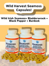 Load image into Gallery viewer, Vegan Wild Harvest Irish Seamoss Capsules - Rainbow Root Teas
