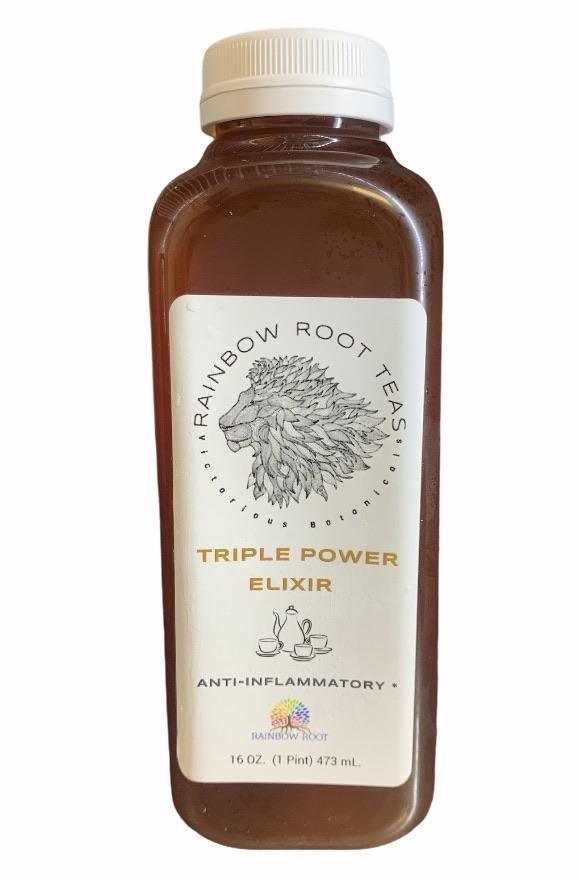 Triple Power Elixir - Rainbow Root Teas, [elderberry teas], [seamoss gels], [rainbowrrotteas]