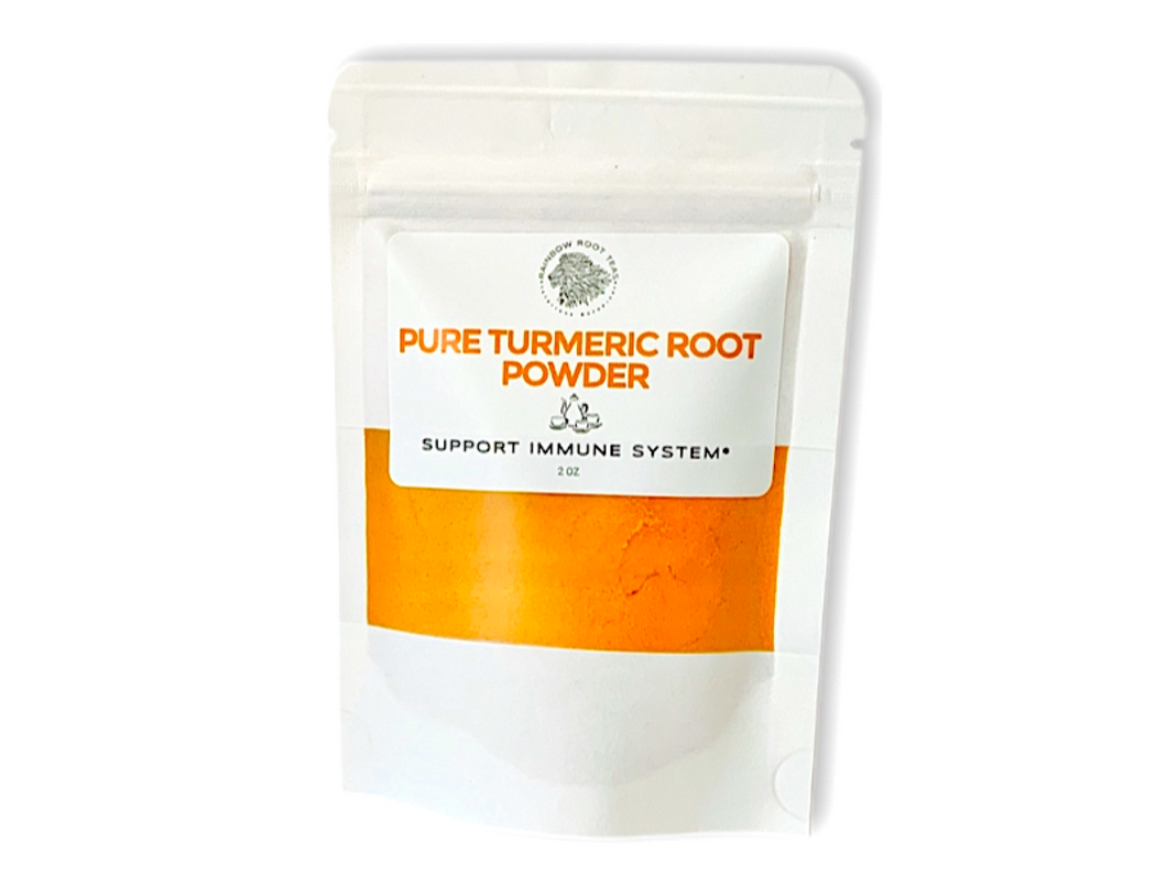 Organic Turmeric Root Powder 8 oz - Rainbow Root Teas