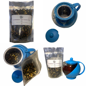 Tea Pot Set - Rainbow Root Teas, [elderberry teas], [seamoss gels], [rainbowrrotteas]