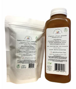 Combo Cramp Away Dry Blend & Elixir - Rainbow Root Teas, [elderberry teas], [seamoss gels], [rainbowrrotteas]
